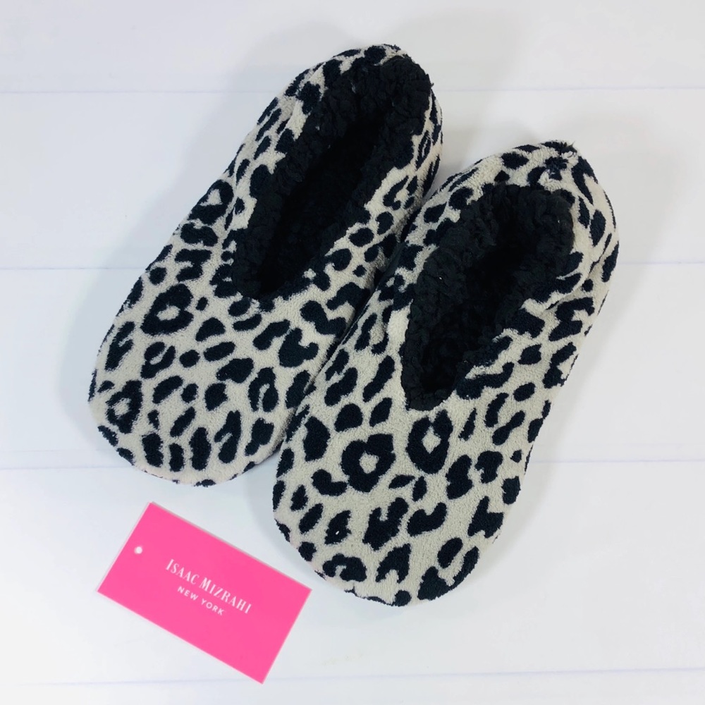 Isaac Mizrahi Animal Print Slippers